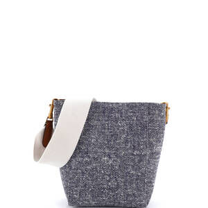 Celine Sangle Seau Bag Tweed Small #202114C14B